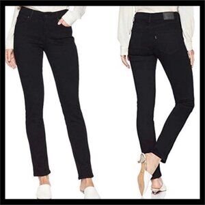 Levi’s Mid Rise Black Skinny Jeans